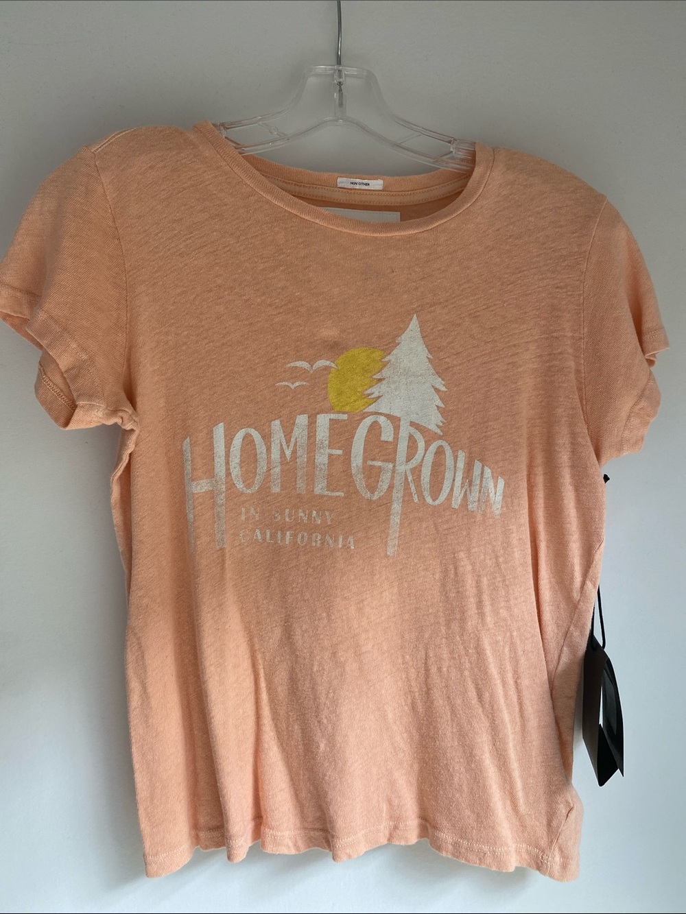MOTHER Peach 'Homegrown' Short Sleeve Graphic Tee